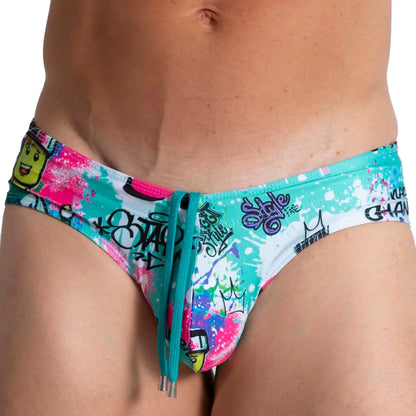 Figure Swim Brief vista posterior de Gigo Underwear