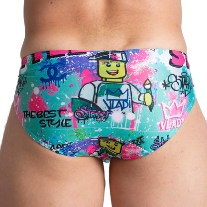 Figure Swim Brief vista frontal de Gigo Underwear