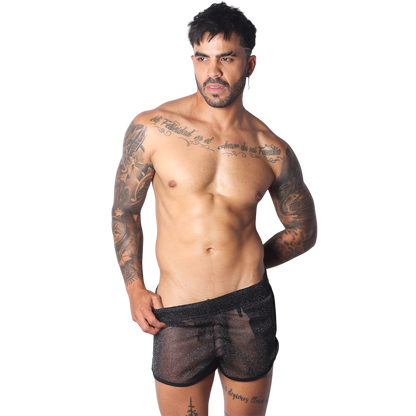 Flash Black Short en modelo de Gigo Underwear