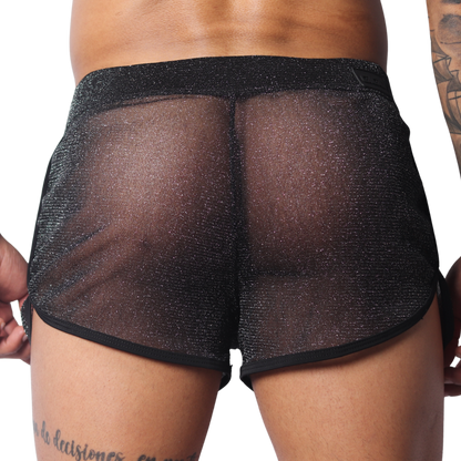 Flash Black Short vista posterior de Gigo Underwear