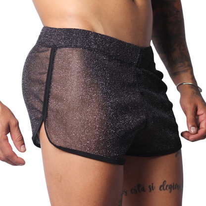 Flash Black Short vista frontal de Gigo Underwear