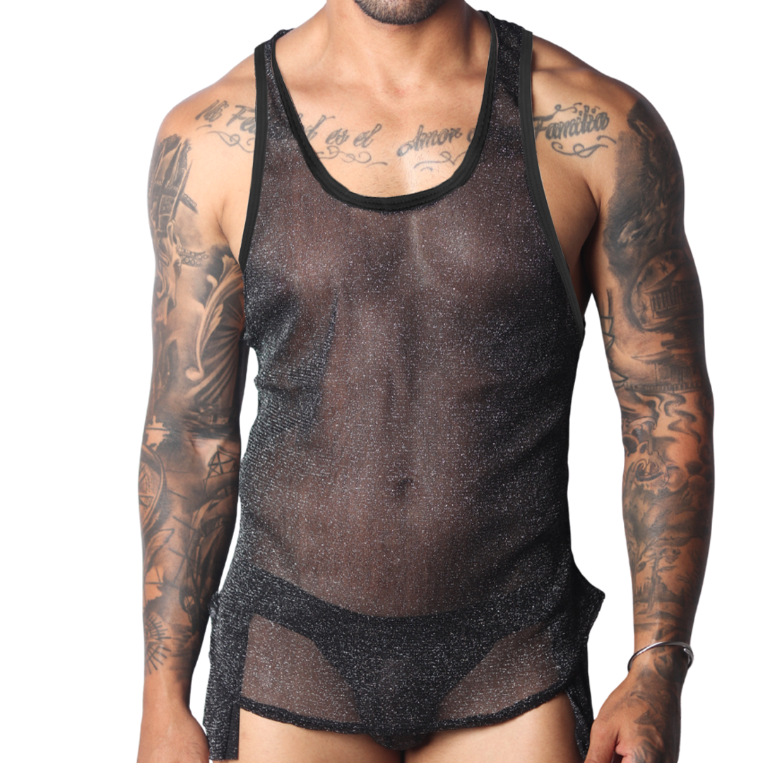 Flash Black Tank de Gigo Underwear