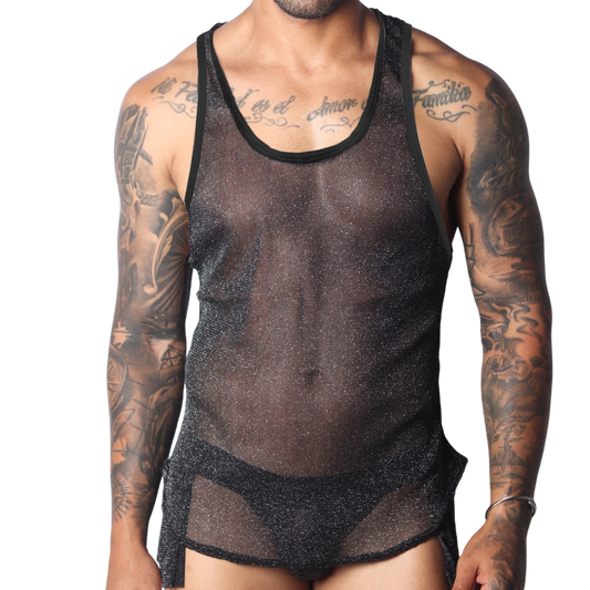 Flash Black Tank de Gigo Underwear