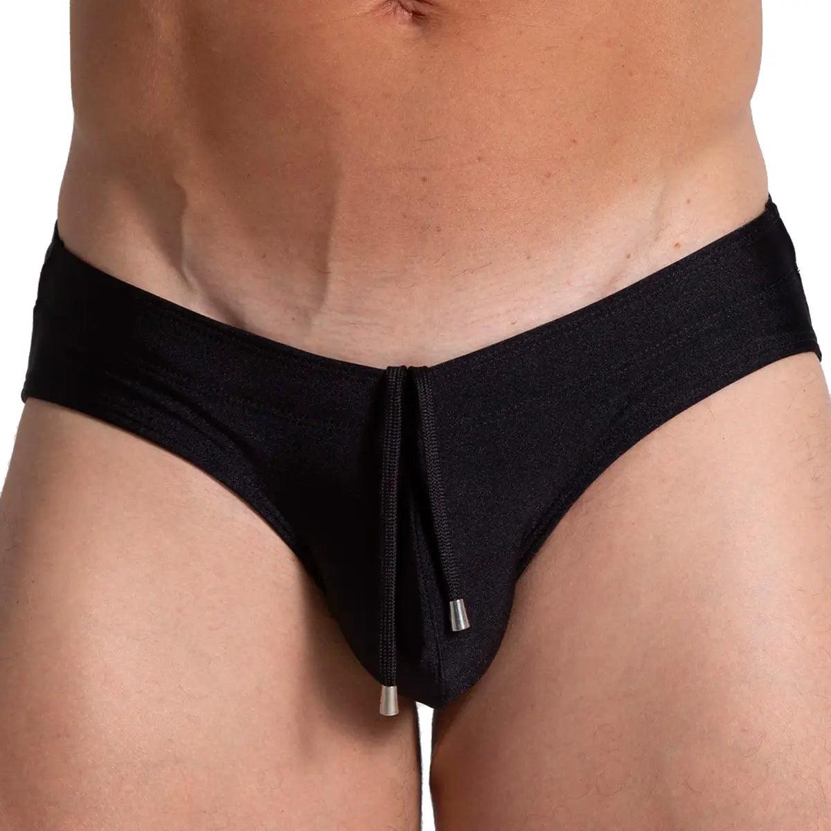FLASHING BLACK SWIM BRIEF - Gigo Underwear Colombia