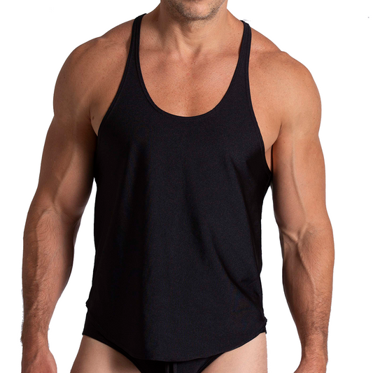 FLASHING BLACK TANK - Gigo Underwear Colombia