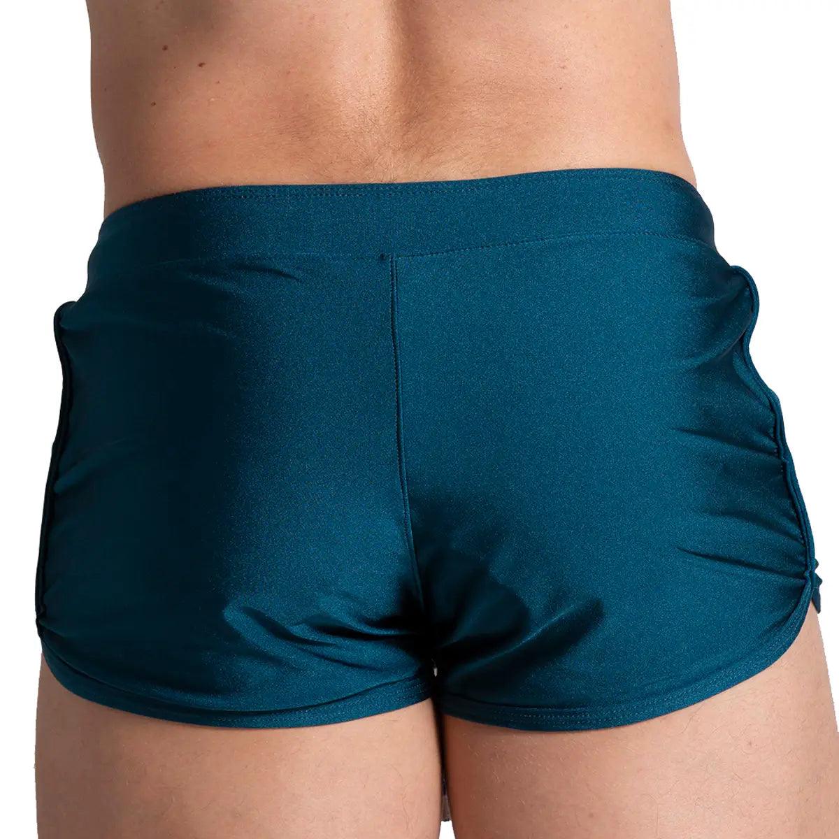 FLASHING GREEN BEACHWEAR - Pantalones cortos de baño rosas para hombres, pantalones de playa