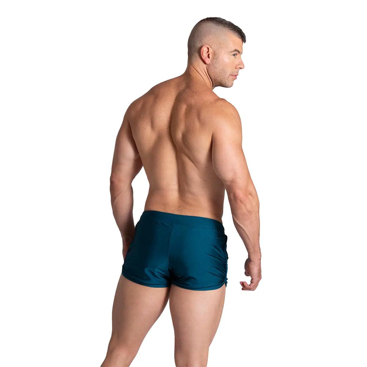 FLASHING GREEN BEACHWEAR - Pantalones cortos de baño rosas para hombres, pantalones de playa