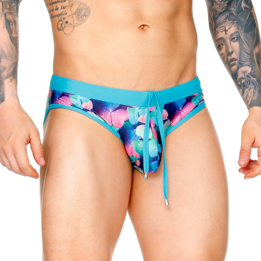 FLOWERS SWIM BRIEF - Gigo Underwear Colombia