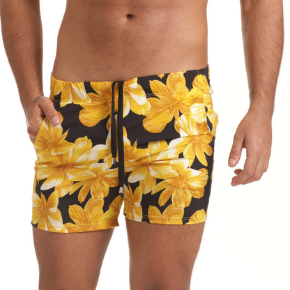 Flowers Yellow Beachwear de Gigo Underwear