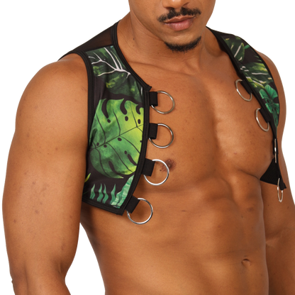Forest Vest Harness vista frontal de Gigo Underwear