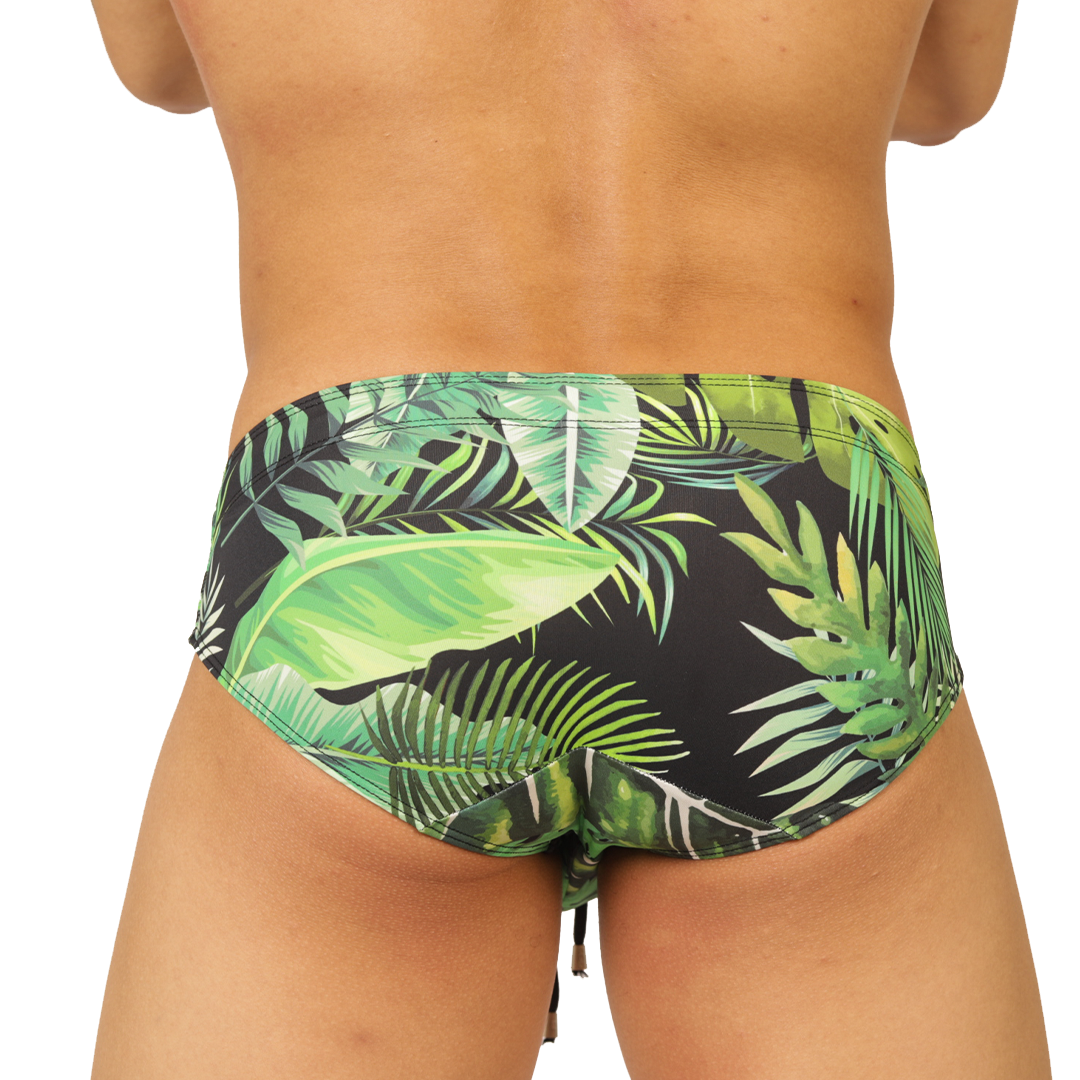 FOREST SWIMBRIEF - Brief Masculino Audaz con Pretina Contraste