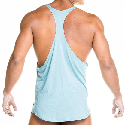 Forever Blue Ligth Tank vista frontal de Gigo Underwear