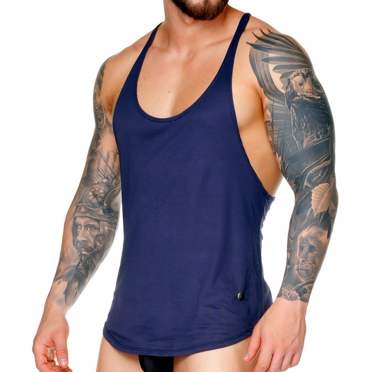FOREVER DARK BLUE TANK - Gigo Underwear Colombia