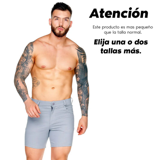 CLASSIC FOREVER GRAY SHORT - Gigo Underwear Colombia