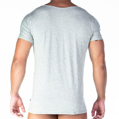 Forever Gray Tshirt vista frontal de Gigo Underwear