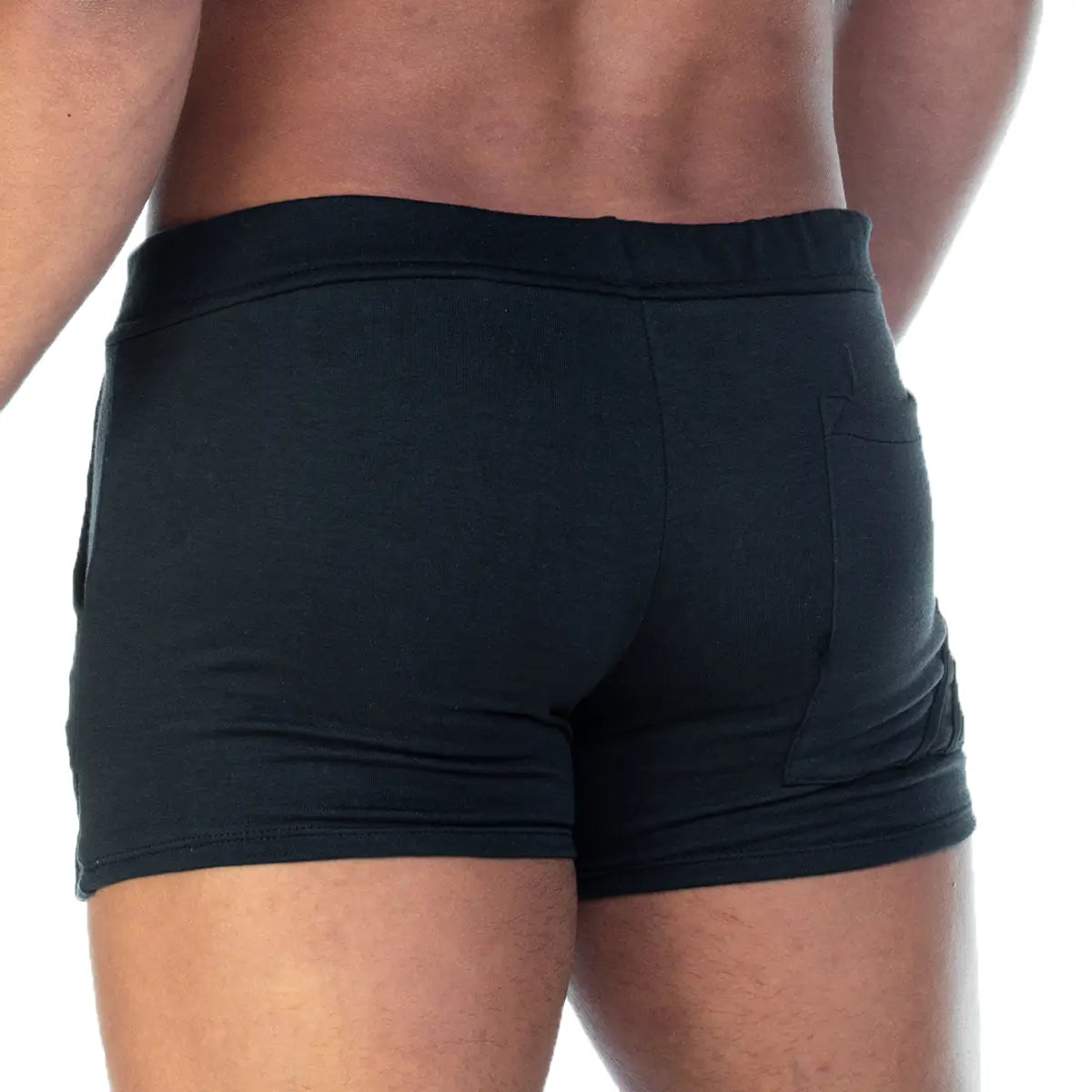 Forever Black Black Short vista frontal de Gigo Underwear