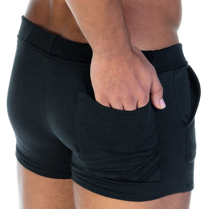Forever Black Black Short vista posterior de Gigo Underwear