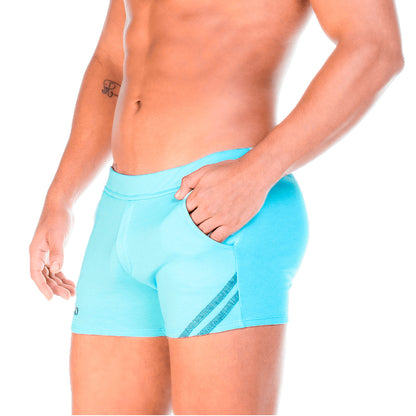 Forever Blue Ligth Short vista frontal de Gigo Underwear