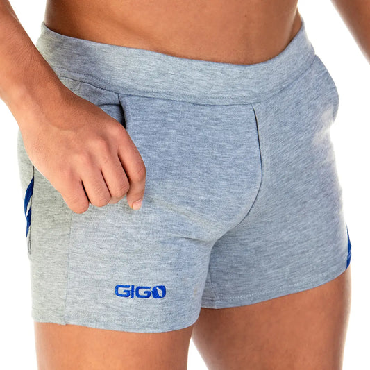 FOREVER GRAY BLUE SHORT - Gigo Underwear Colombia