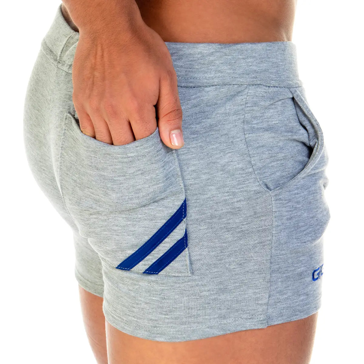 Forever Gray Blue Short vista posterior de Gigo Underwear