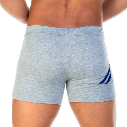 Forever Gray Blue Short vista frontal de Gigo Underwear