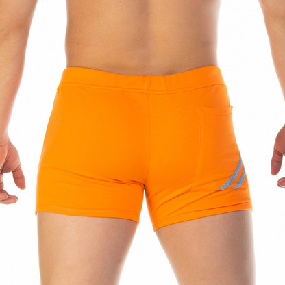 Forever Orange Short vista posterior de Gigo Underwear