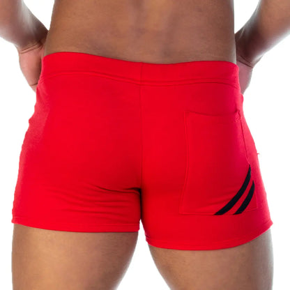 Forever Red Black Short vista posterior de Gigo Underwear