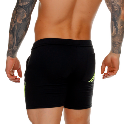 Forever Long Black Short vista frontal de Gigo Underwear