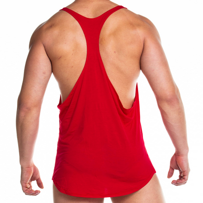 Forever Red Tank vista posterior de Gigo Underwear