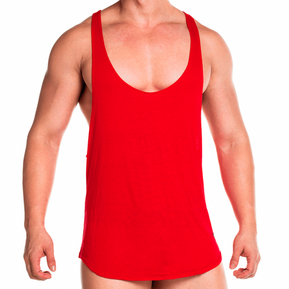 Forever Red Tank vista frontal de Gigo Underwear