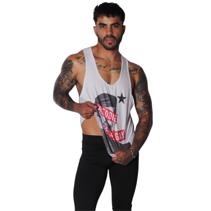 Freddie Tank en modelo de Gigo Underwear