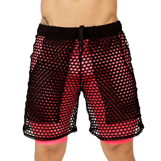 FRESH FUCHSIA SHORT - Brief Masculino Audaz con Pretina Contraste