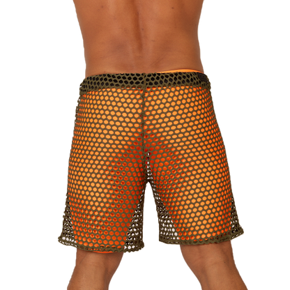Fresh Orange Short vista frontal de Gigo Underwear