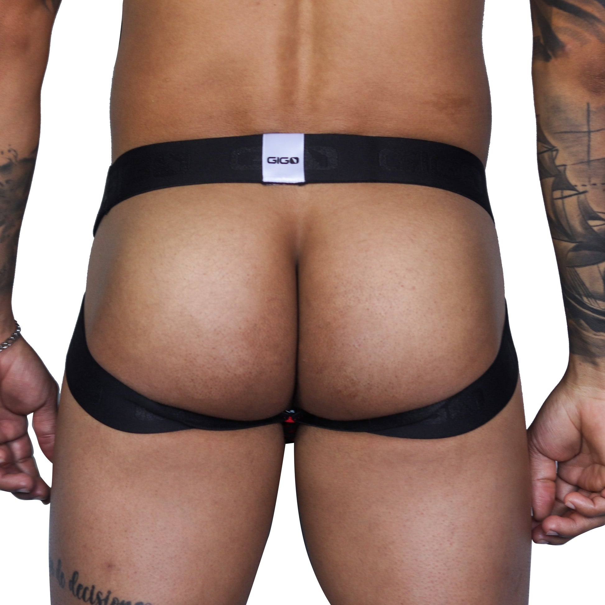 FRESH RED JOCKSTRAP - Jockstrap Masculino Sexy con Pretina Contraste