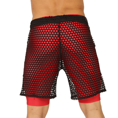 Fresh Red Short vista posterior de Gigo Underwear