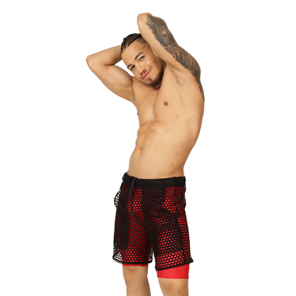Fresh Red Short en modelo de Gigo Underwear