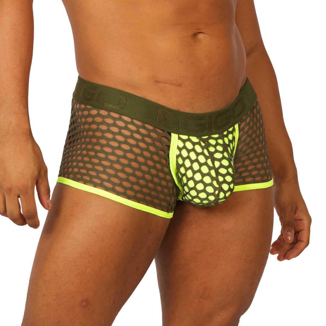 Fresh Yellow Trunk vista frontal de Gigo Underwear
