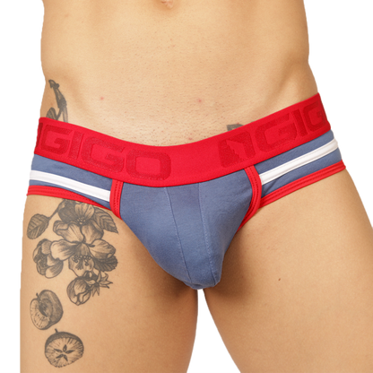 Garoto Blue Brief de Gigo Underwear