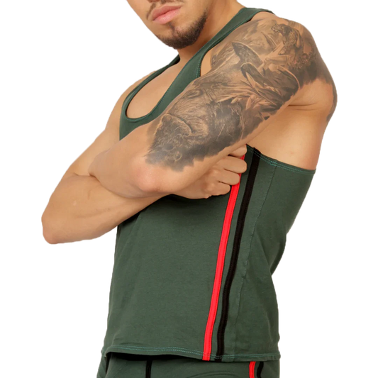 GAROTO GREEN TANK - Gigo Underwear Colombia