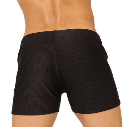Glow Black Short vista posterior de Gigo Underwear