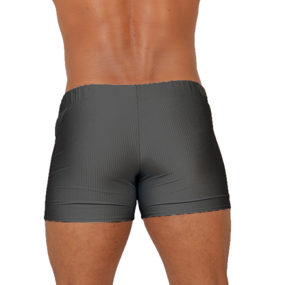 Glow Gray Short vista posterior de Gigo Underwear