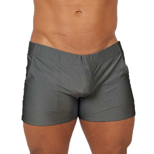 GLOW GRAY SHORT - Gigo Underwear Colombia