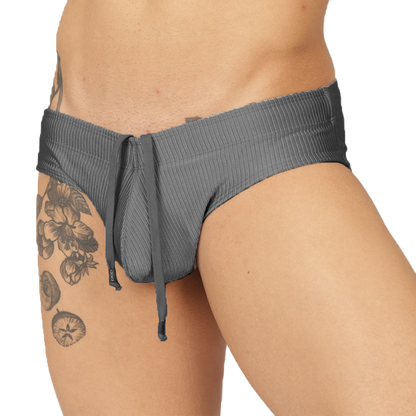 Glow Gray Swimbrief de Gigo Underwear