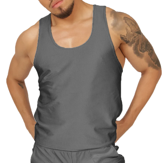 GLOW GRAY TANK - Gigo Underwear Colombia