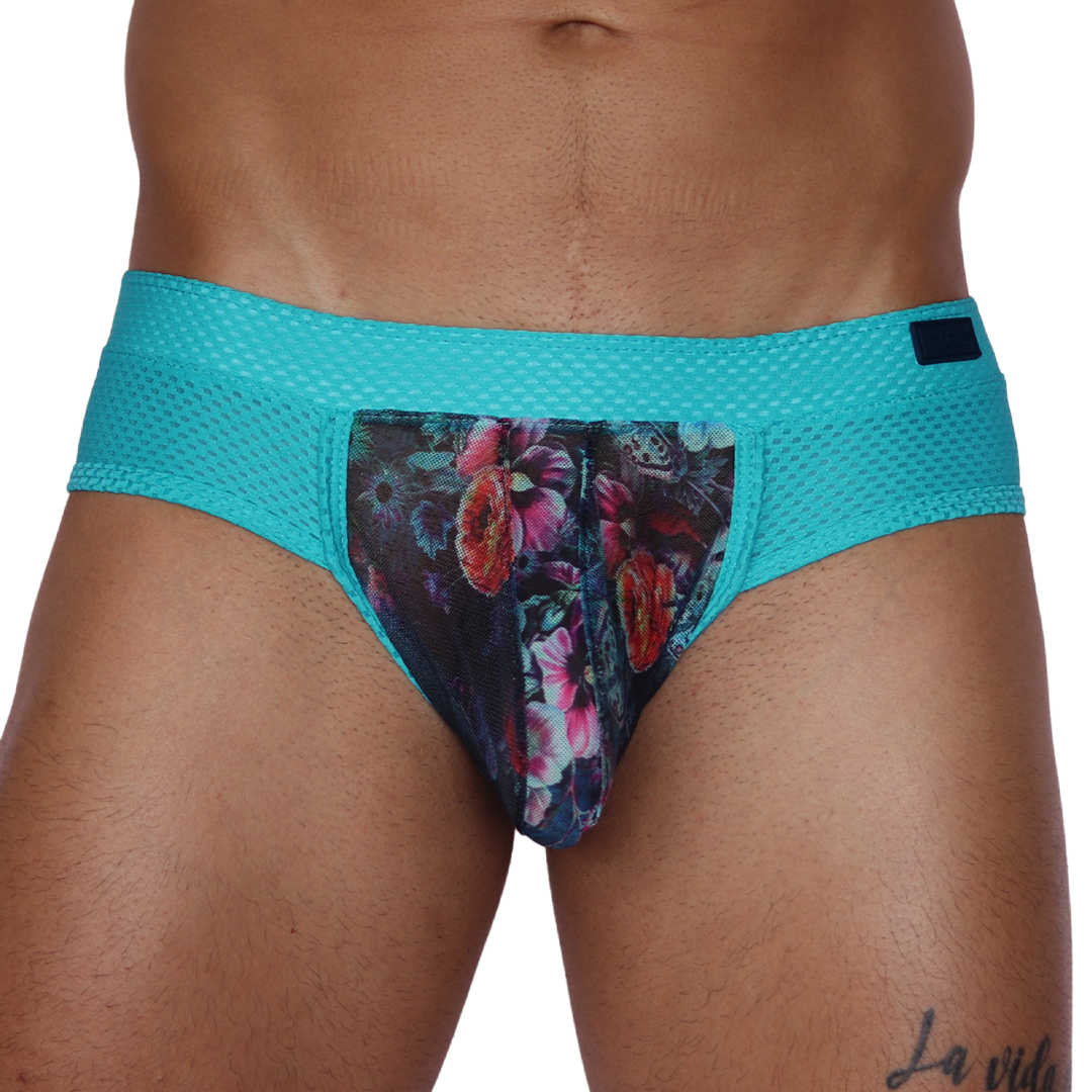 Garden Blue Brief de Gigo Underwear