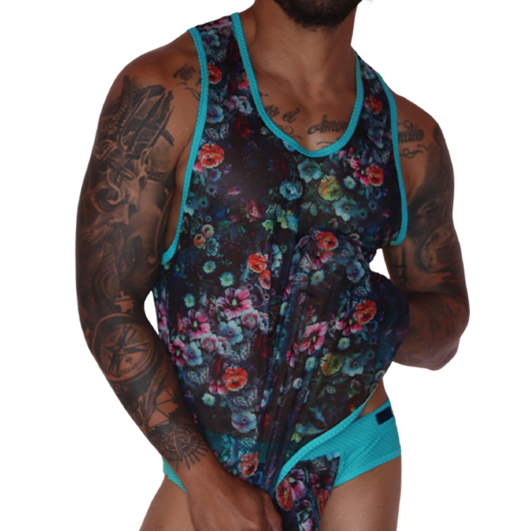 Garden Blue Tank de Gigo Underwear