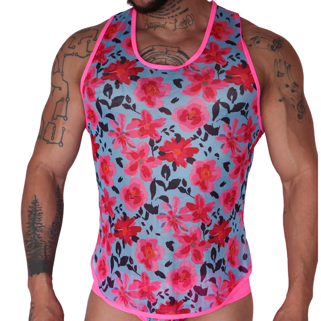 Garden Fuchsia Tank de Gigo Underwear