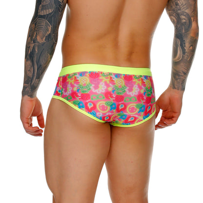 Happy Swim Trunk vista frontal de Gigo Underwear
