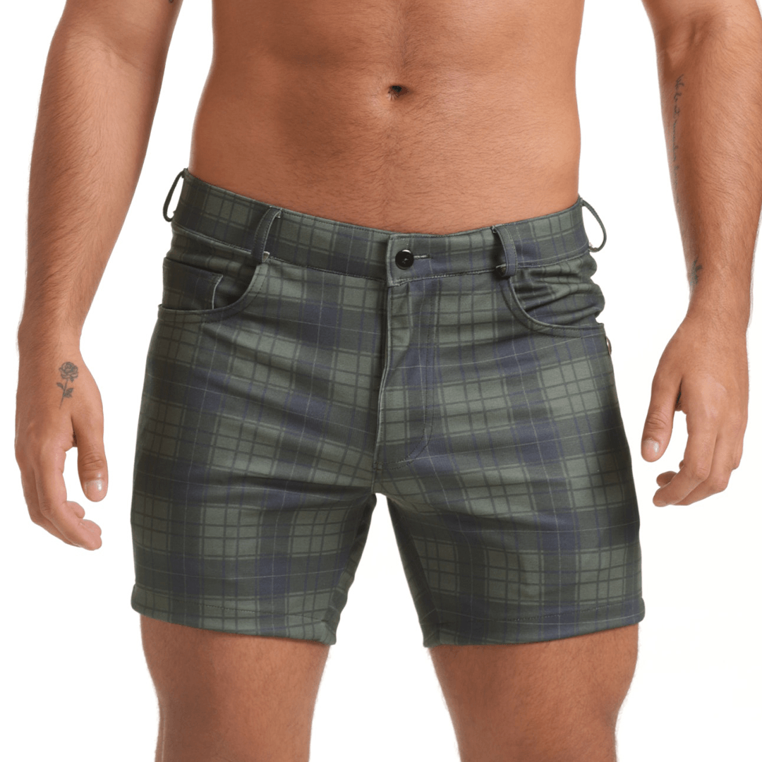 HARVARD GREEN SHORT - Gigo Underwear Colombia