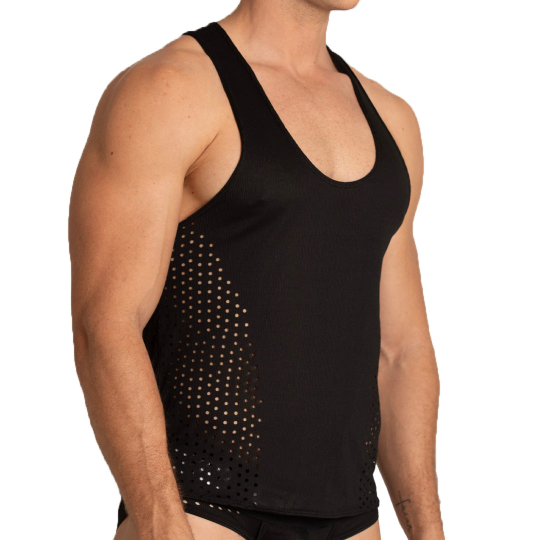 Hibrid Black Tank de Gigo Underwear